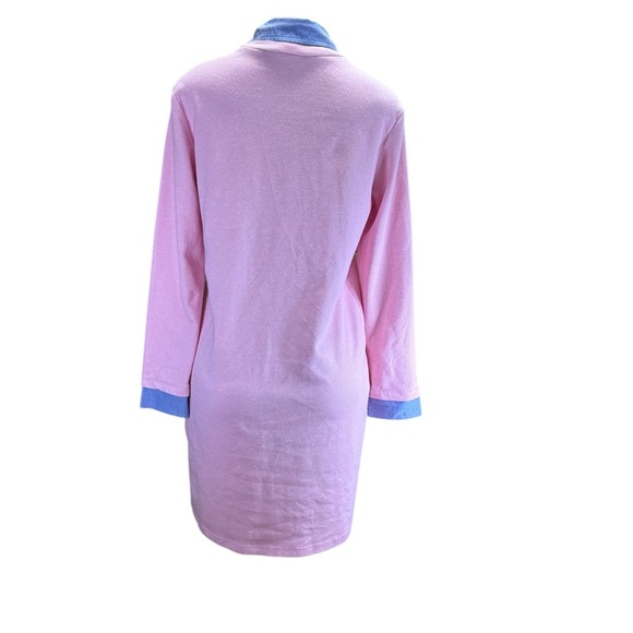 Tommy Hilfiger. Pink Long Sleeve Polo Collar Dress - Picture 4 of 6